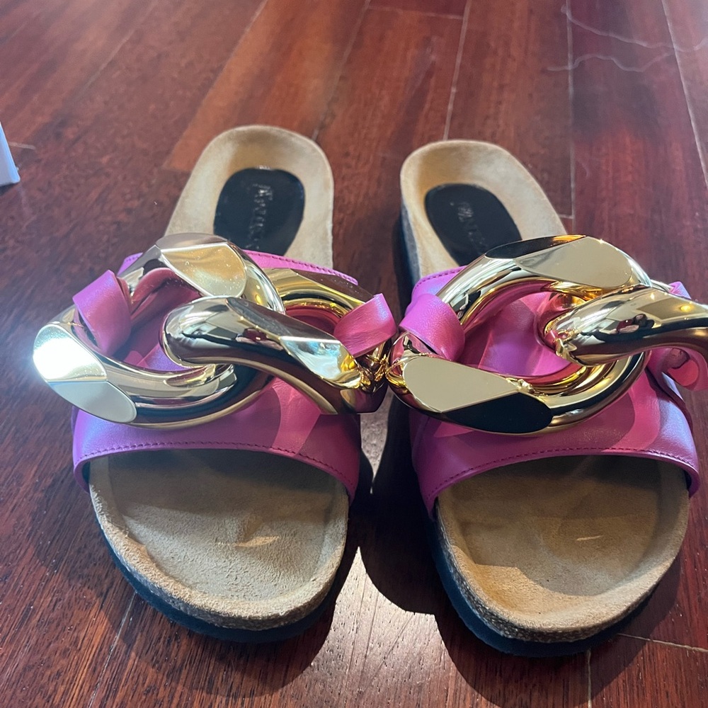 JW Anderson calf chain slide